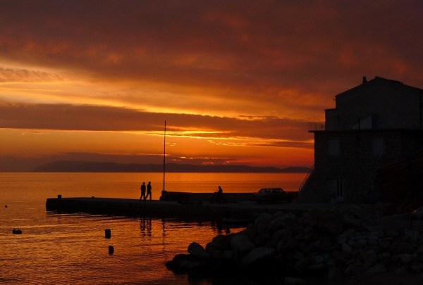 Sunset from our beach