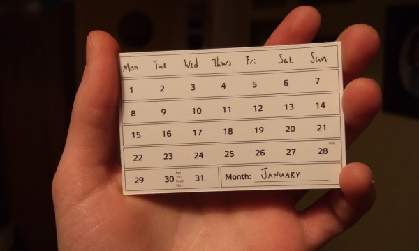 Calendar schedule