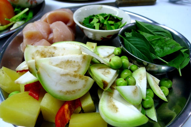 Green Curry Ingredients