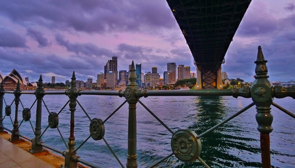 Sydney Harbour Bridge At Sunset