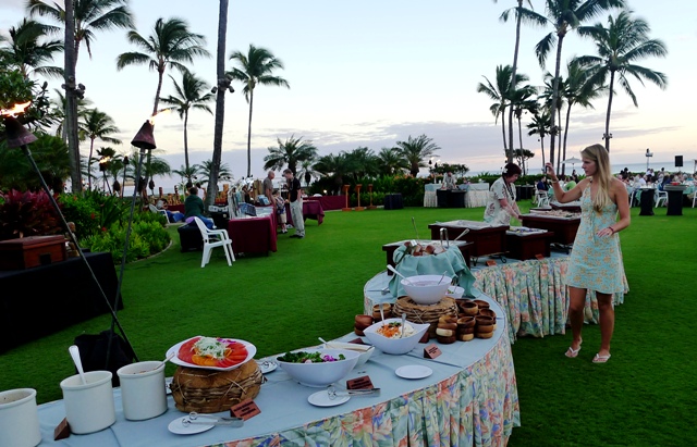 Grand Hyatt Kauai Luau Food