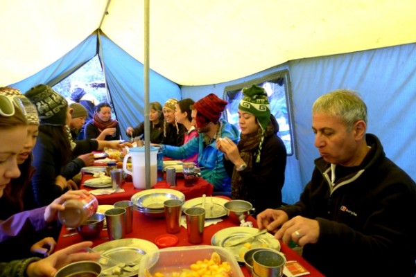 Group Dinner - Best Time To Visit Machu Picchu