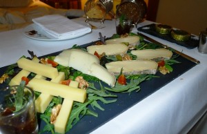 A solid cheese plate is a must for any great hotel!