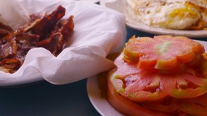 Delicious hardy breakfast for wwoofing