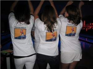 The ladies bowling before the big day