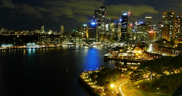 Bridge view of Sydney