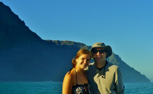 Napali Coast Cruise Meg & Tony