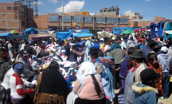El Alto market view