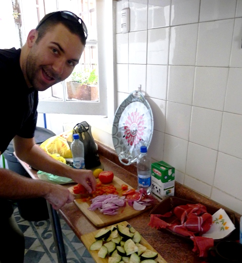 Cooking in a Hostel