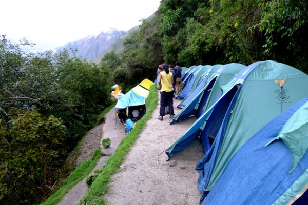 Picture of Campsite - Best Time To Visit Machu Picchu