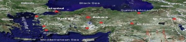 Map of Turkey